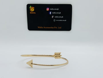 Arrow bangle gold plated